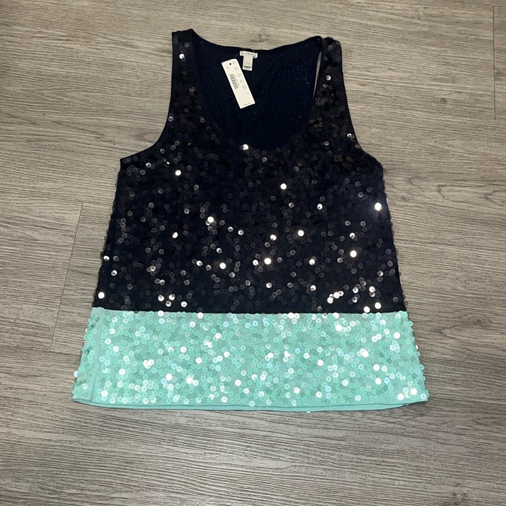 COPY - NWT J. Crew sequin Top